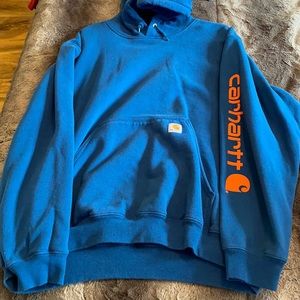 Carhartt heavy water resistant sweatshirt.